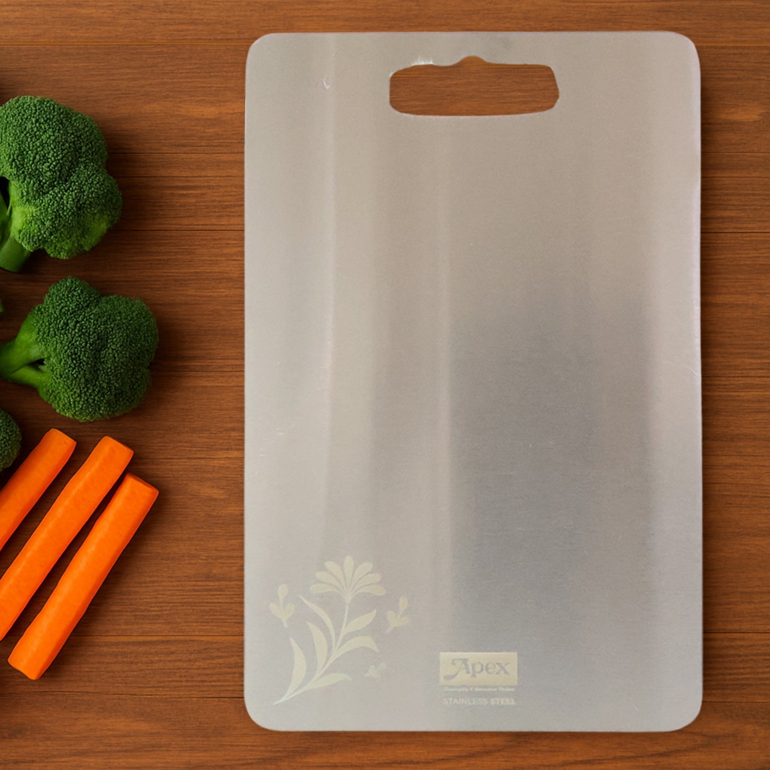 Apex Large Stainless Steel Multipurpose Chopping & Cutting Board (260x360mm / 1 Pc) Apex Large Stainless Steel Multipurpose Chopping & Cutting Board (260x360mm / 1 Pc)